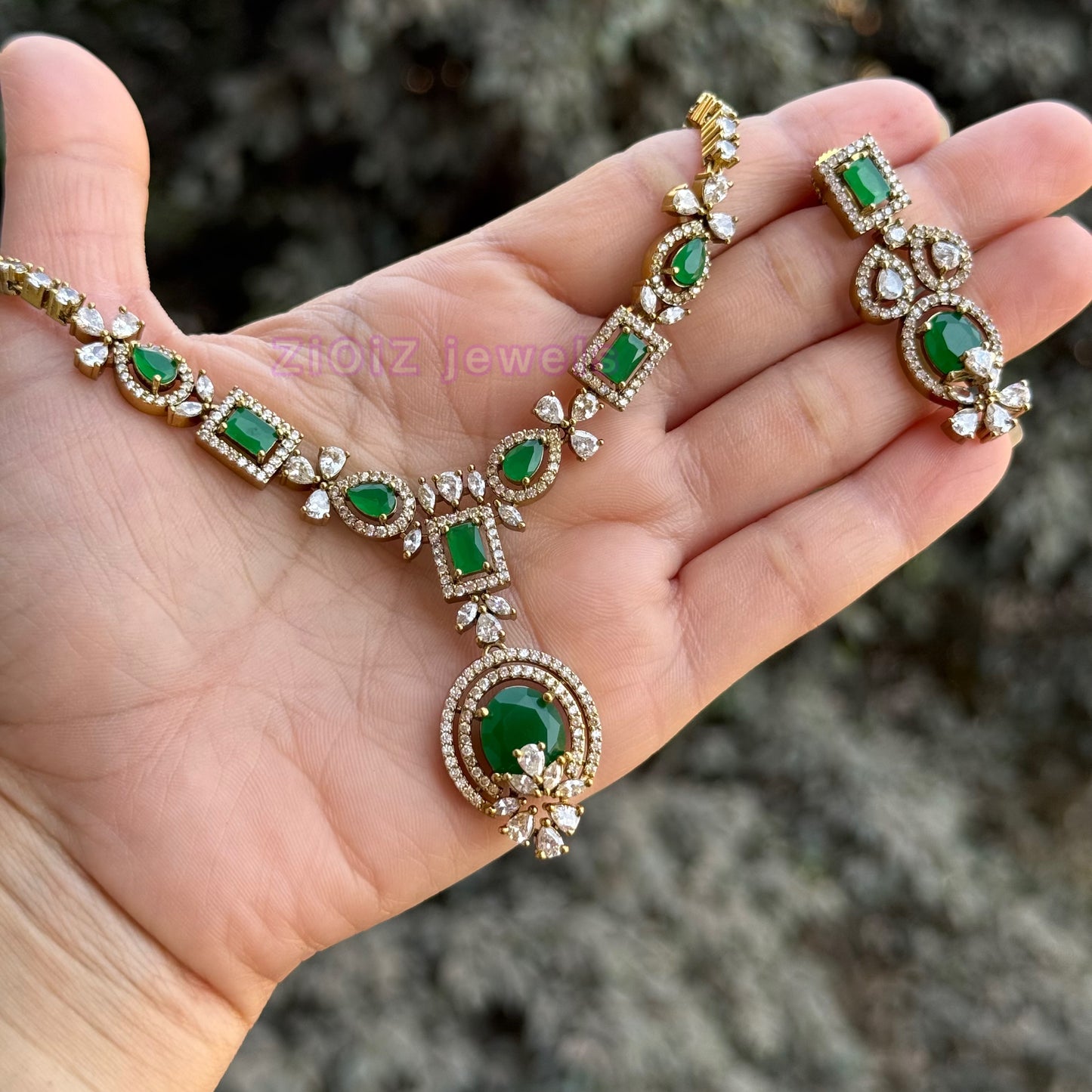 Victorian -Delicate Diamond Necklace