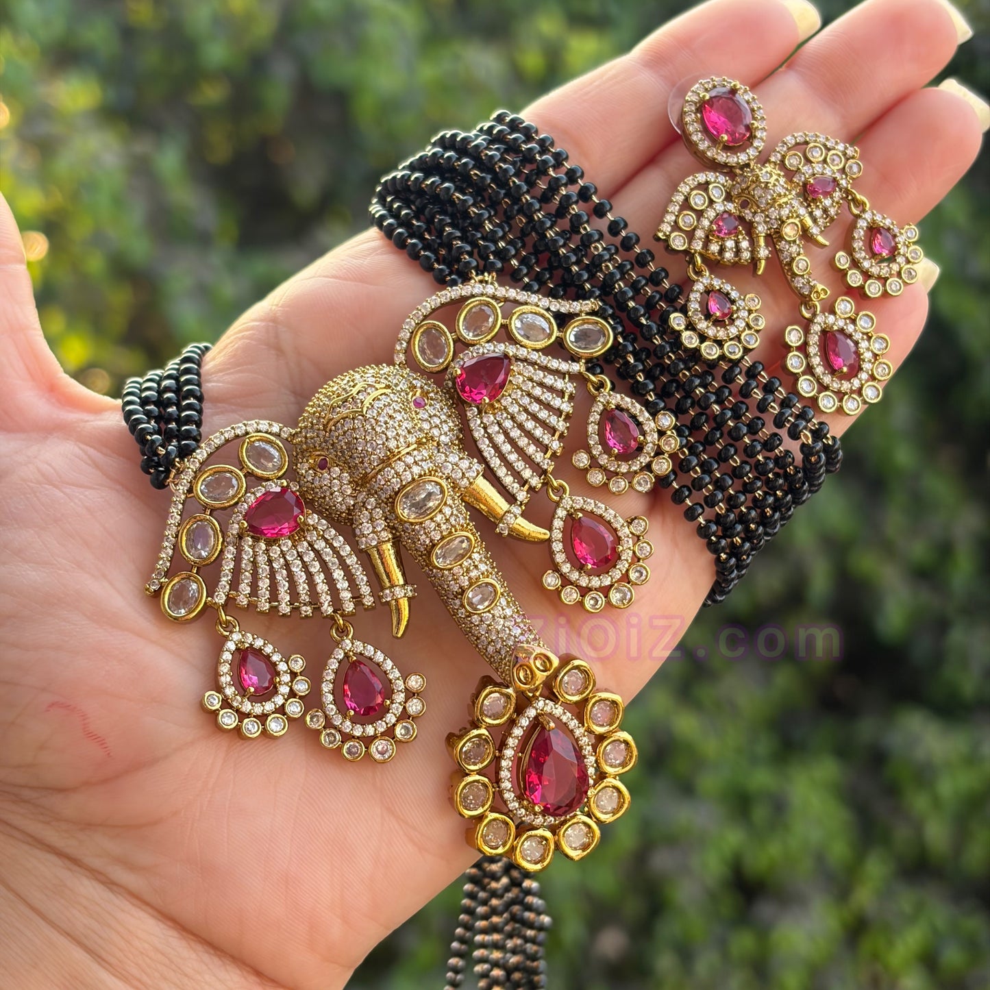 3D Gajraj Mangalsutra