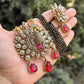 3D fan-feather peacock Mangalsutra