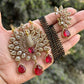 3D fan-feather peacock Mangalsutra