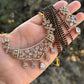Emerald Flora Crescent Mangalsutra