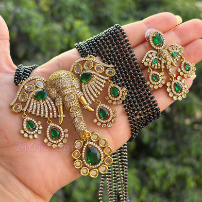 3D Gajraj Mangalsutra