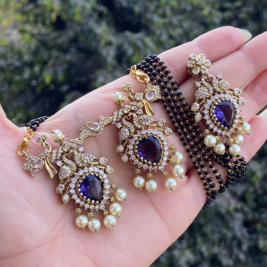Drop Shape Victorian Mangalsutra