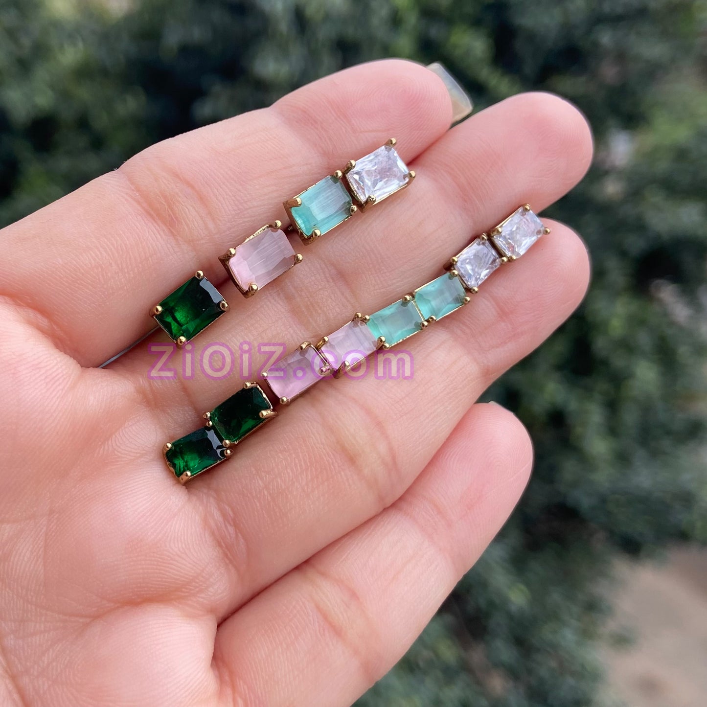 5 in 1 Changeable Stones Necklace