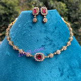 5 in 1 Changeable Stones Necklace