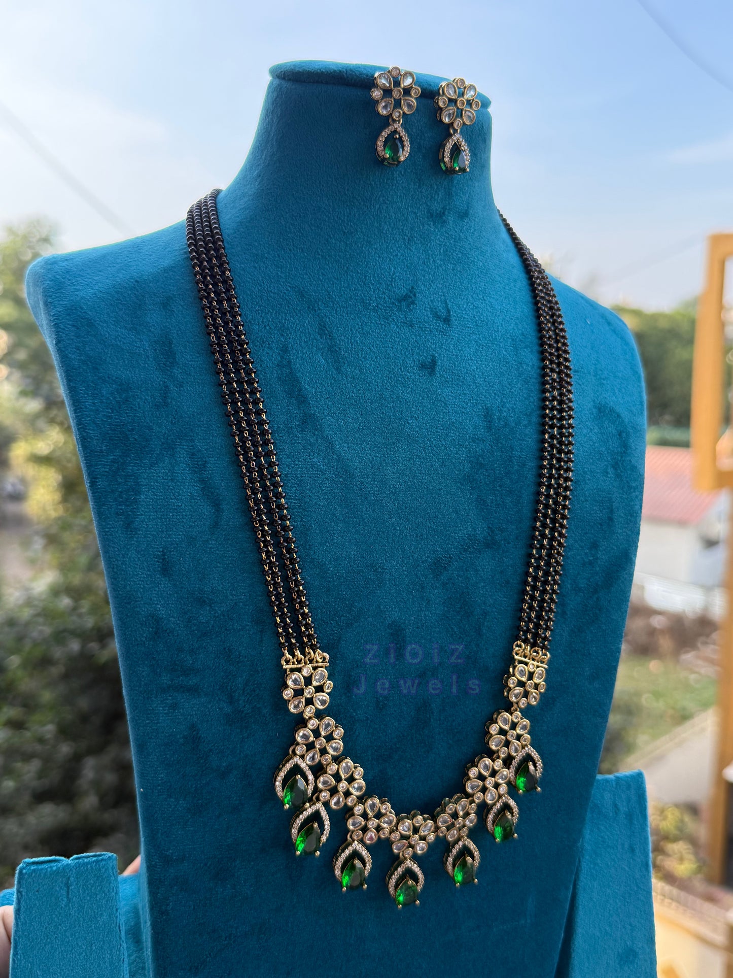 Drop Stone 4-line Mangalsutra
